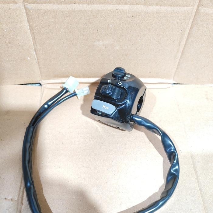 PREMIUM Holder Saklar Switch Assy Kiri Yamaha Fino 125 FI Injeksi Hitam ORI