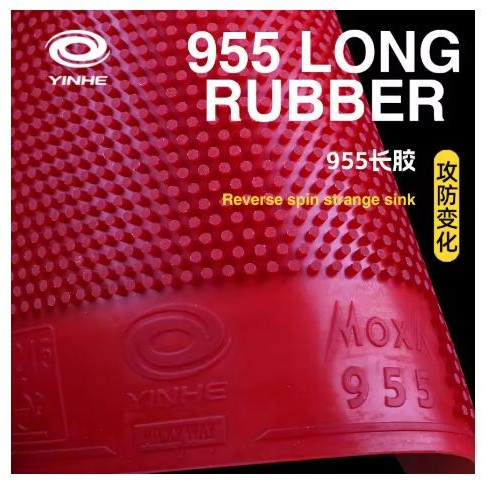 PREMIUM Yinhe 955 OX Long Pimple Rubber - Karet Pingpong Bet Tenis Meja Bintik Bertahan