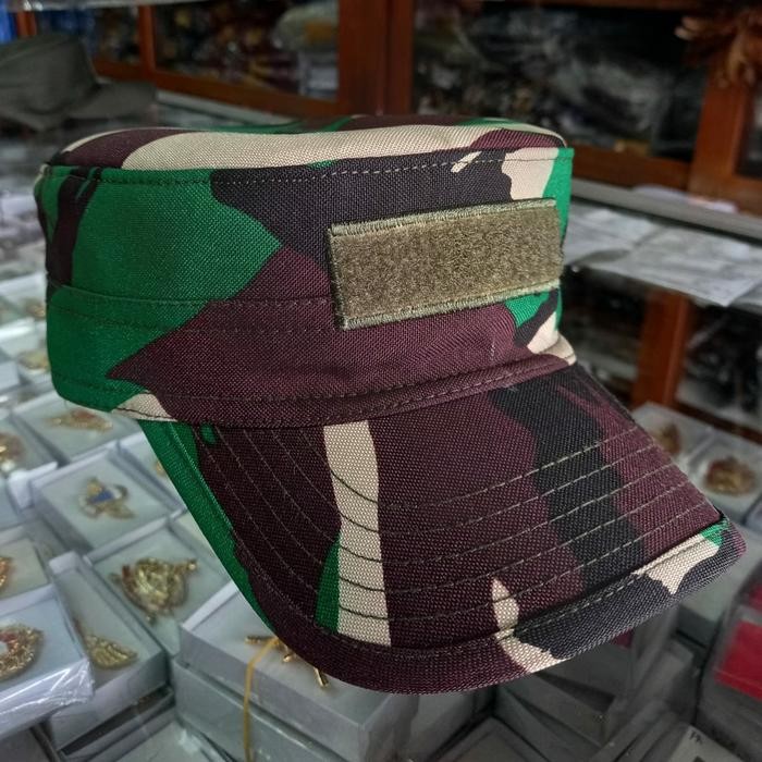 PREMIUM topi pdl pamen bahan velbet + pangkat
