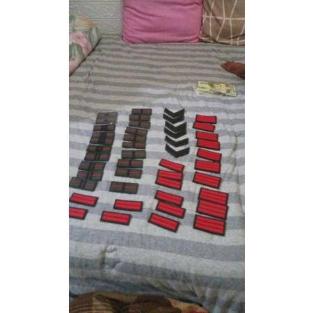 PREMIUM patch rubber pangkat custom kerah lengan bagde atribut