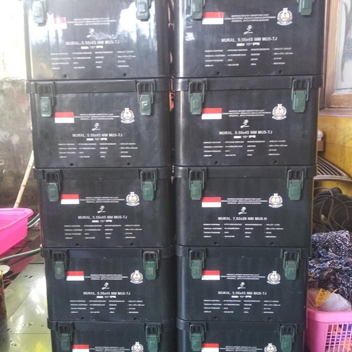 PREMIUM Box Peluru pindad plastik