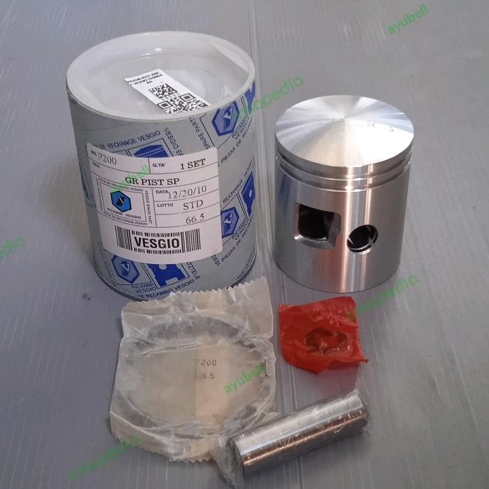 PREMIUM piston vespa spartan 200cc merek vesgio