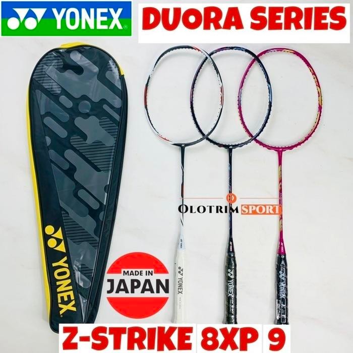 PREMIUM Raket Badminton YONEX DUORA Z-STRIKE 8XP 9 Made in JAPAN Z Strike 8 XP Original