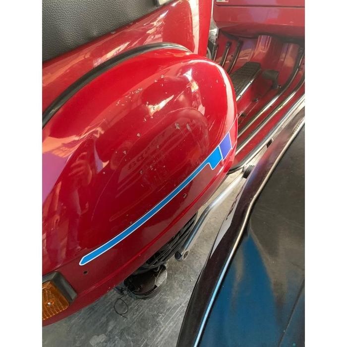 PREMIUM [Cod] Sticker Striping Set Replika Utah - Vespa Excel Exclusive Px