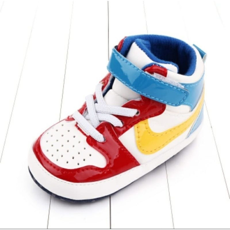 ELSHOES Sepatu Bayi Laki Laki 0 - 12 Bulan Terbaru / Sepatu Bayi Cowok JDN 1 3 6 9 12 Bulan Murah