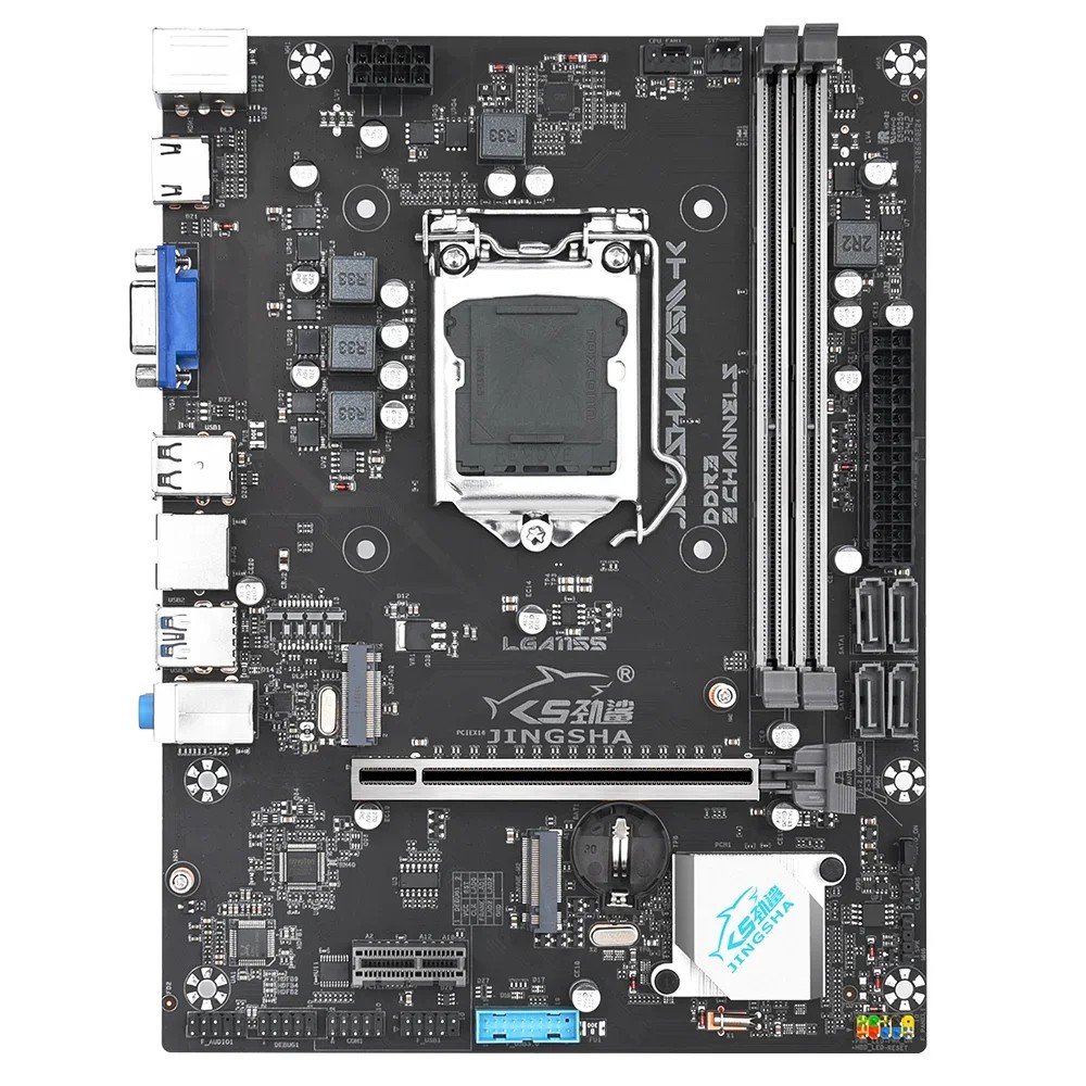 JINGSHA B75M-K Motherboard LGA 1155 Set with i5 3570 CPU + 2*8GB RAM LGA1155 PC gamer combo Kit B75
