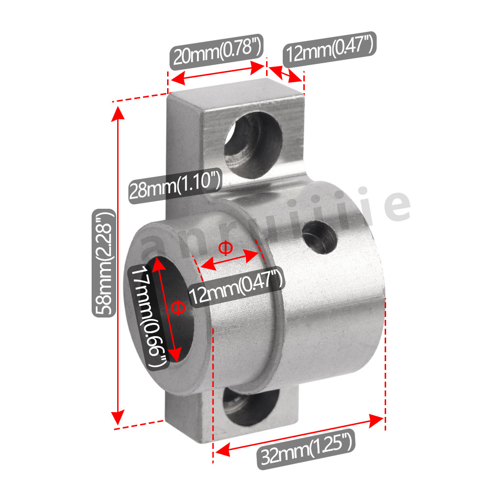 Left Support For WM210V-415 BHC210 HS210 JY210V CTC210 Lathe Spare Parts