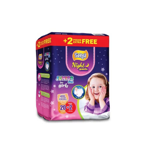 SENSI NIGHT PANTS XXXXL20+2 GIRL - RAJA SUSU