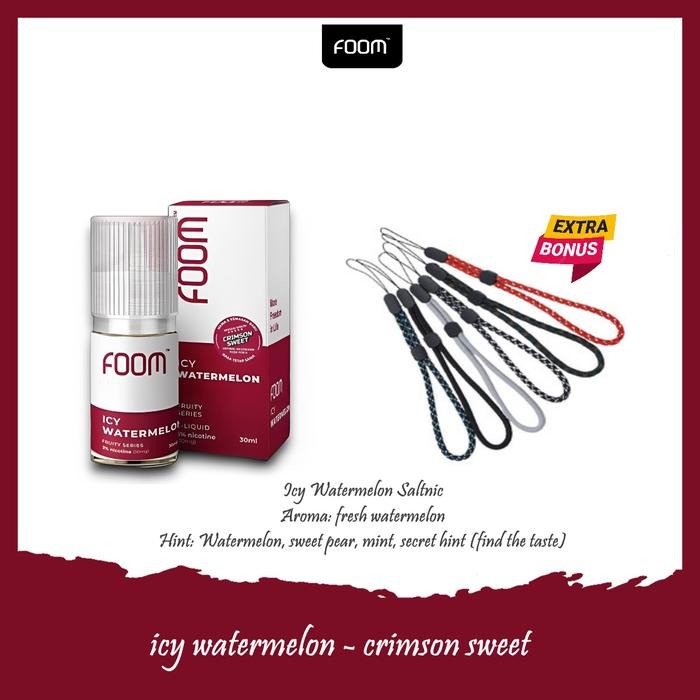 

Lanyard Gantungan Tali Foom Icy Watermelon Crimson Sweet