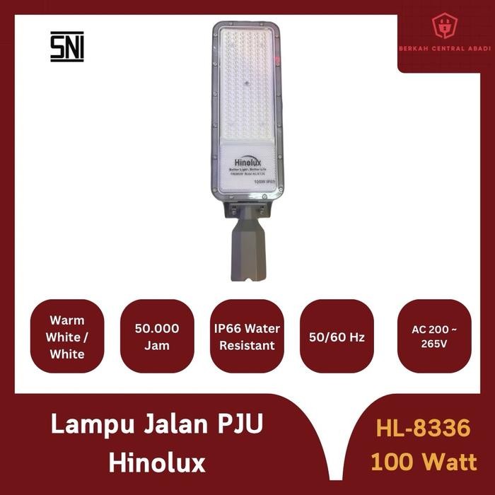 Lampu Jalan PJU Hinolux SNI 100 Watt (HL8336) LED
