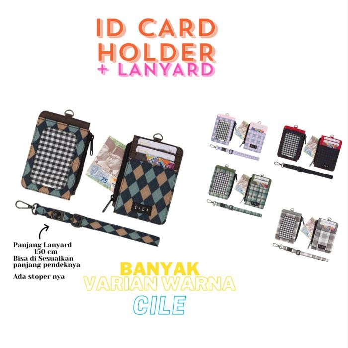 

Id Card Holder Name Tag Lanyard Dompet Kartu - Idclv