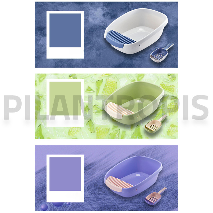 Litter Box Kucing Jumbo XL Tempat Pup Kucing Kotak Bak Pasir Kucing Jumbo Liter Box