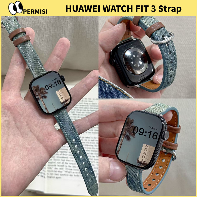 Lestari Storeee - NEWHUAWEI WATCH FIT 3 Strap Denim huawei fit 3 tail HUAWEI WATCH FIT 3 STRAP HW