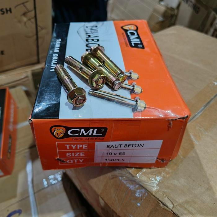 1KOTAK 10 X 65 / Baut Dynabolt Dinabolt CAMEL M10 x 65 @150pcs