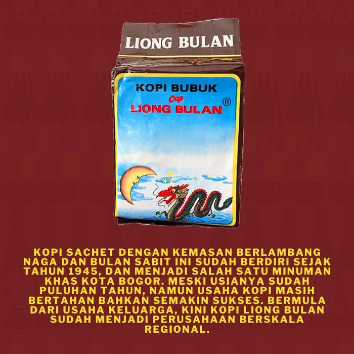 

Terlaris Kopi Liong Tanpa Gula 200Gr Khas Bogor Ongkir Termurah