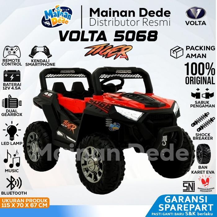 Mainan Mobil Aki Anak Volta 5066 Utv Dragon