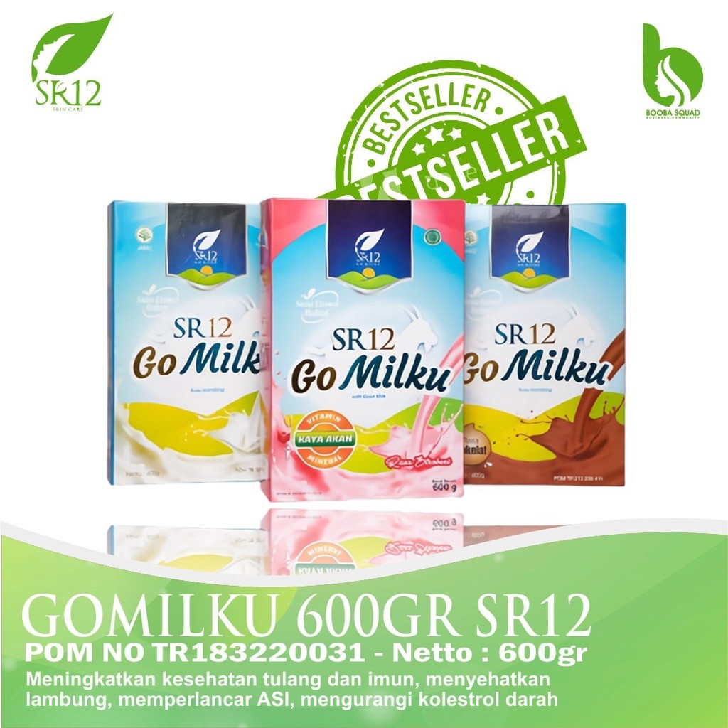 

Gomilku SR12 Susu Kambing Etawa Premium / Go MilkU Susu SR12 Etawa Halal Terbaik / Susu Kambing