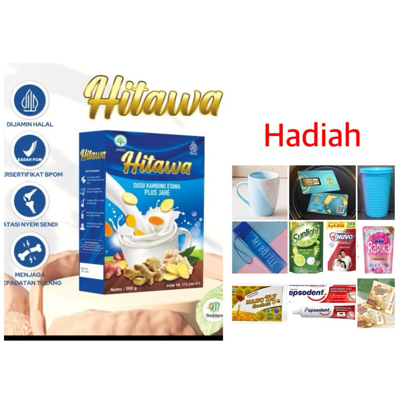 

(BONUS PILIH HADIAH) SUSU KAMBING HITAWA (HADIAH BERLAKU KELIPATAN)