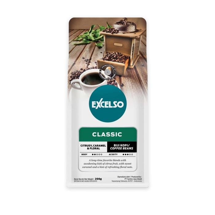 

Terlaris Excelso Kopi Classic Beans 200G Ongkir Termurah