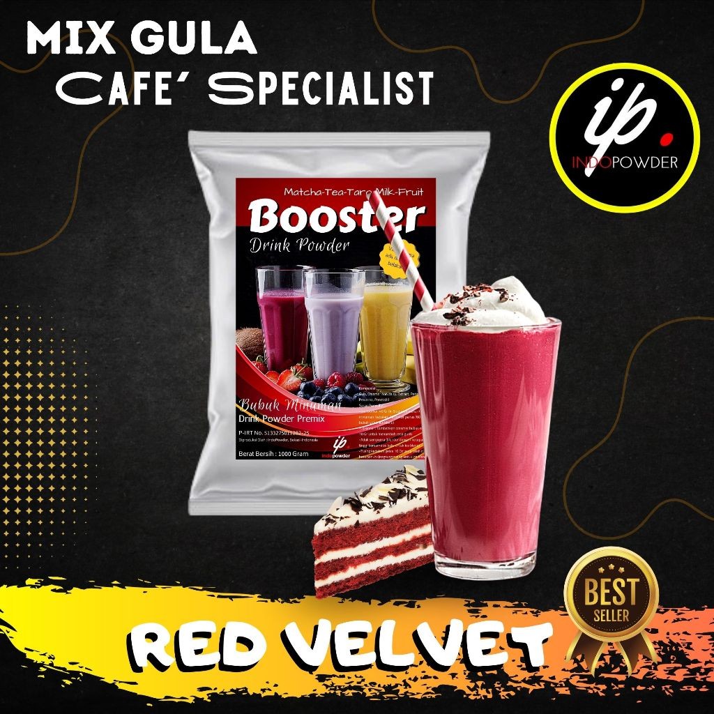 

IP Jakarta - Bubuk Minuman RED VELVET /REDVELVET 1Kg untuk Cafe, Waralaba dan Usaha Minuman Kekinian
