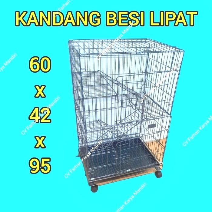 Kandang kucing kelinci tingkat 3