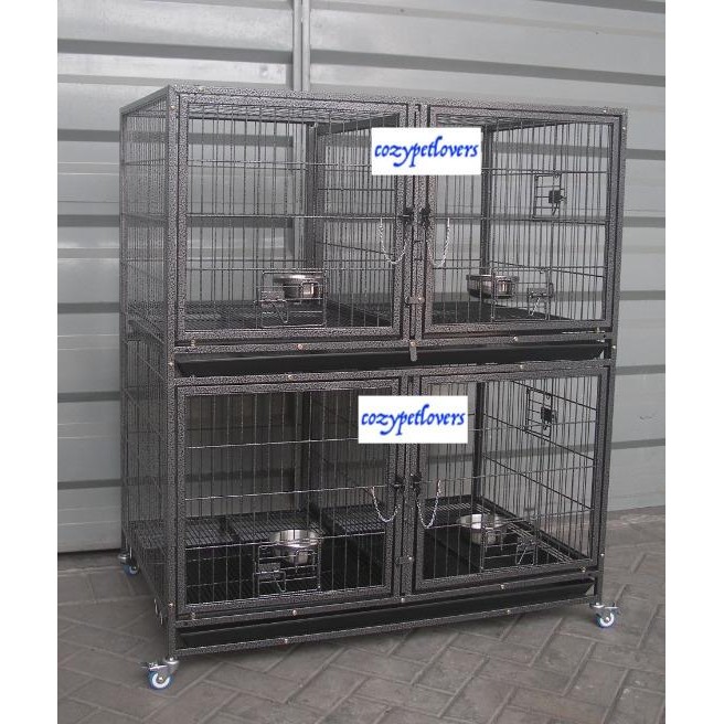 Kandang Susun Octagon 2 Lantai dengan Sekat - Pet Cage D-192A-4F
