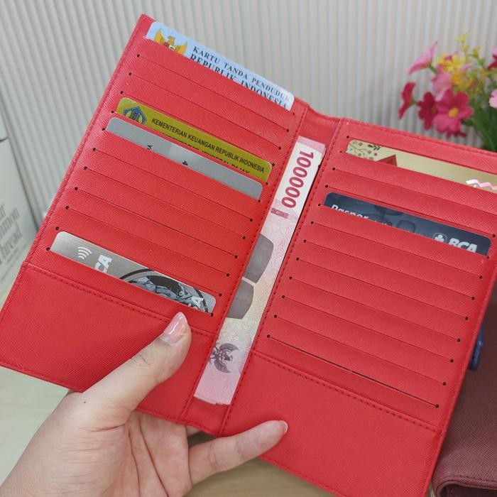 

Ready- Card Holder Book 24 Slot Kartu + 2 Slot Uang Dompet Kartu Ch24