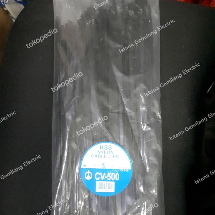

Ready- Kss Nylon Cable Ties Cv- 500/ 50Cm X 7,6Mm Hitam