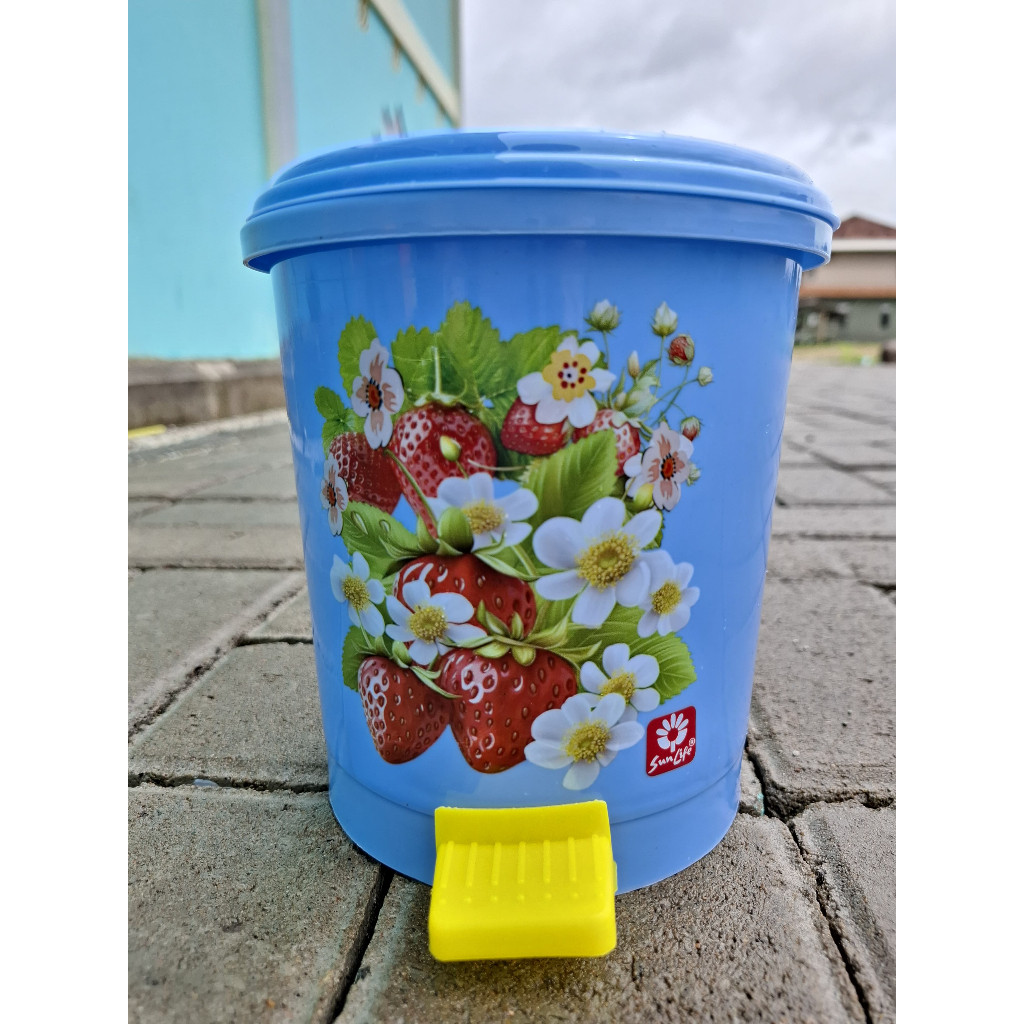 Tahan Lama Tempat Sampah Injak Mini - Tempat Sampah Mobil Sunlife