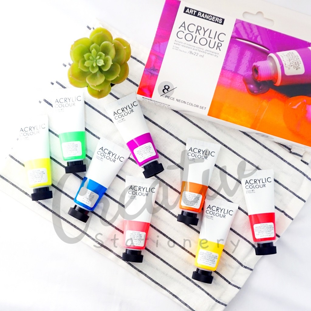 

ART RANGERS Cat Acrylic Pastel 8 Warna Set Akrilik Paint Lukisan