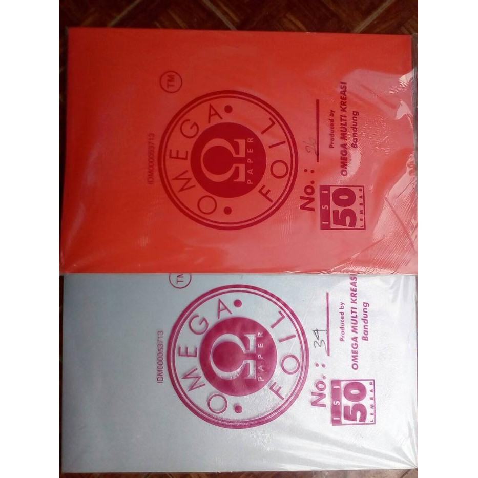 

Terlaris- Kertas Omega Foil