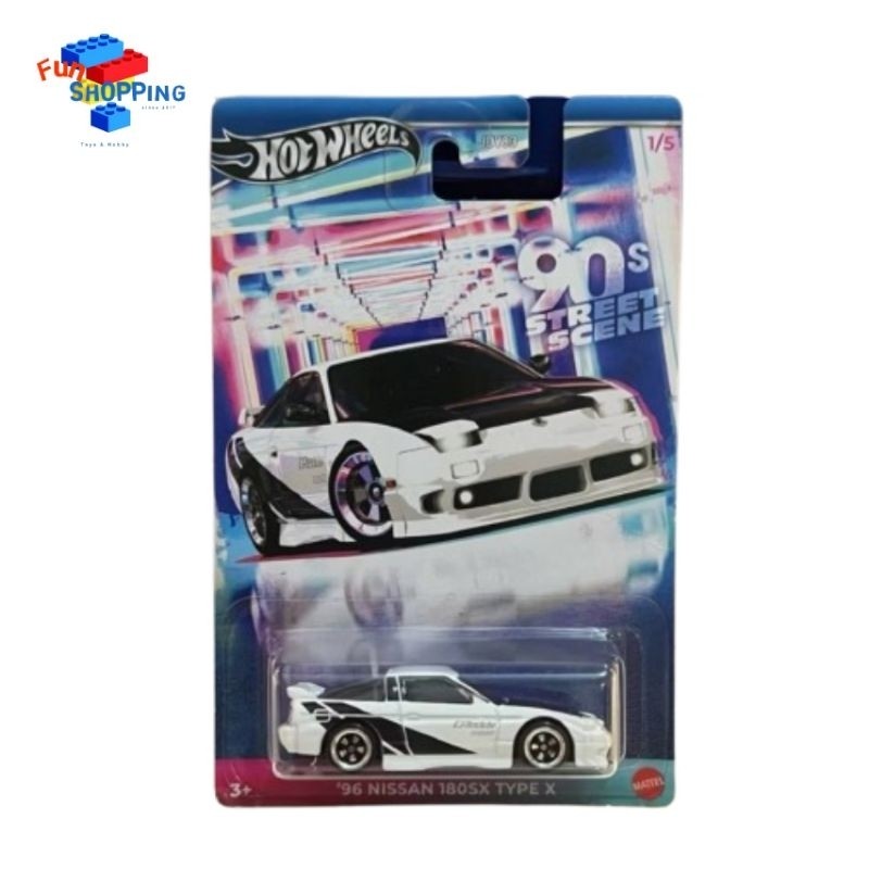HOTWHEELS 90'S STREET SCENE '96 NISSAN 180SX TYPE X