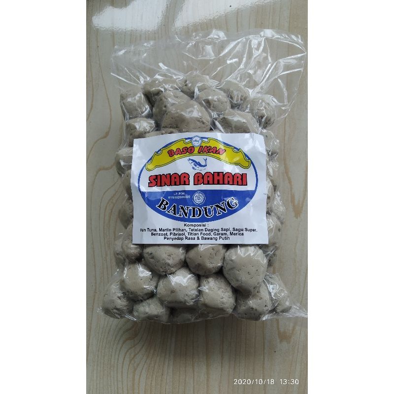 

Baso Ikan Sinar Bahari Kecil Isi -/+ 75 Butir