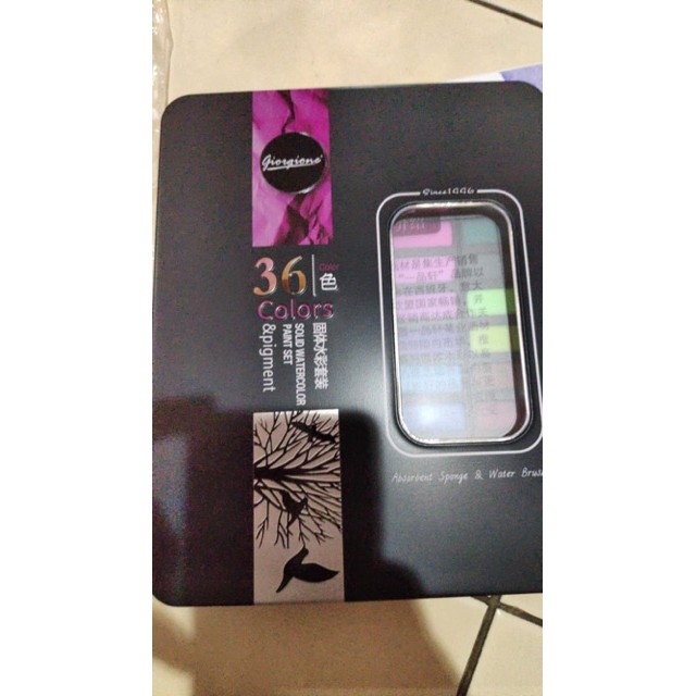 

Cat air padat 36 giorgione warna saingan koi sakura worison set