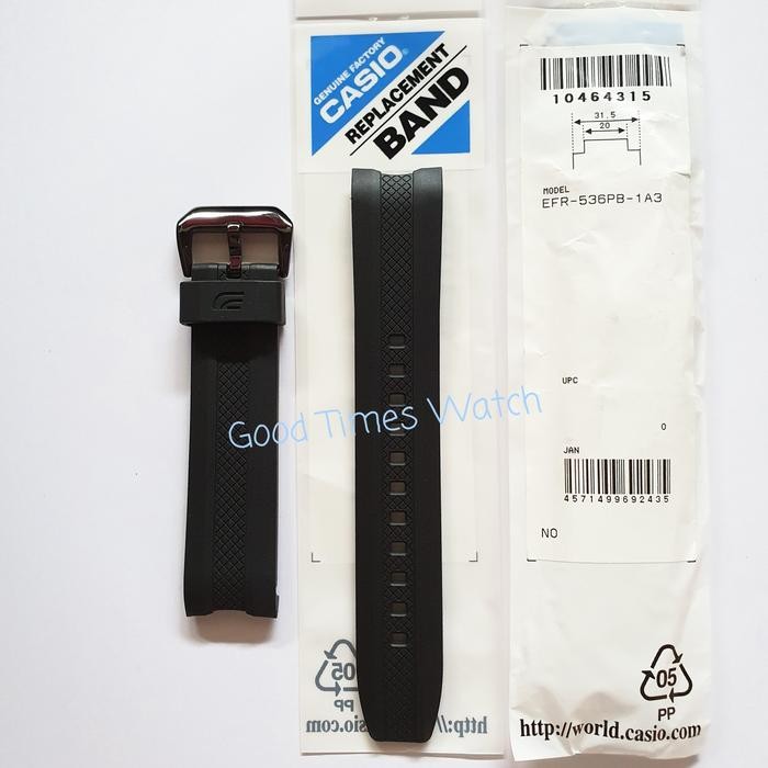 Strap Edifice Efr-536Pb-1A3 / Efr-536 Casio Original