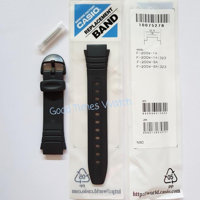 Strap Casio F-200W / F 200W F 200 Casio Original