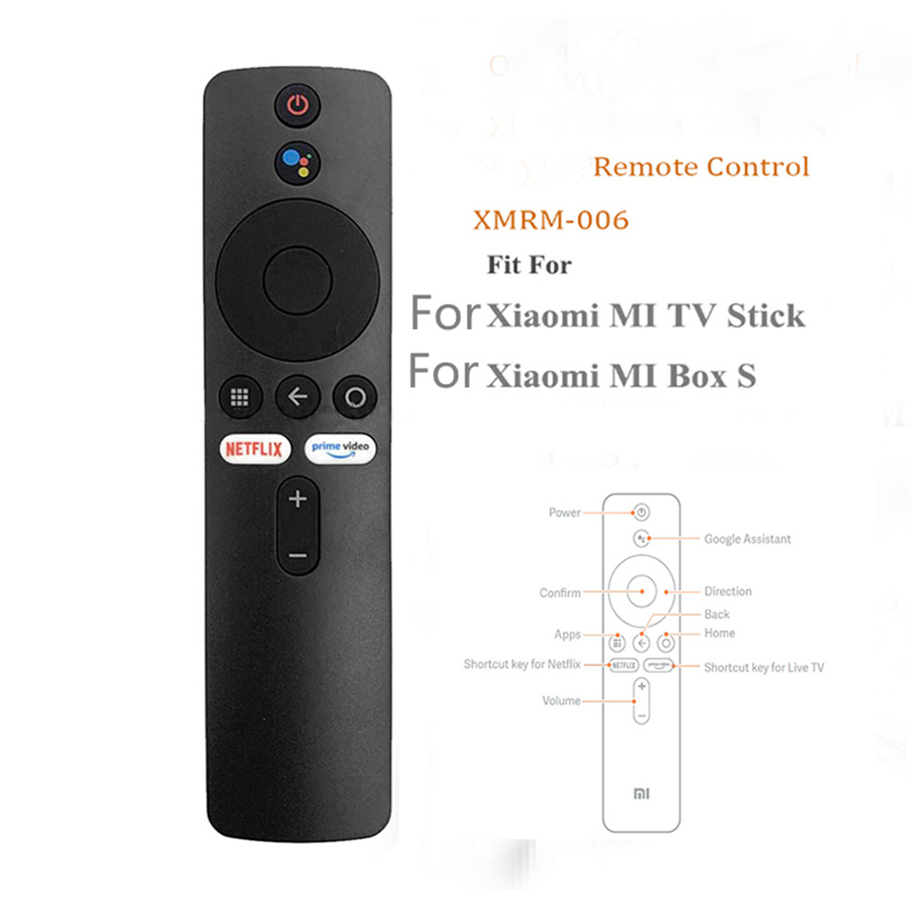 For Xiaomi MI Box S XMRM-006 MI TV Stick MDZ-22-AB MDZ-24-AA Smart TV Box Voice Remote Control