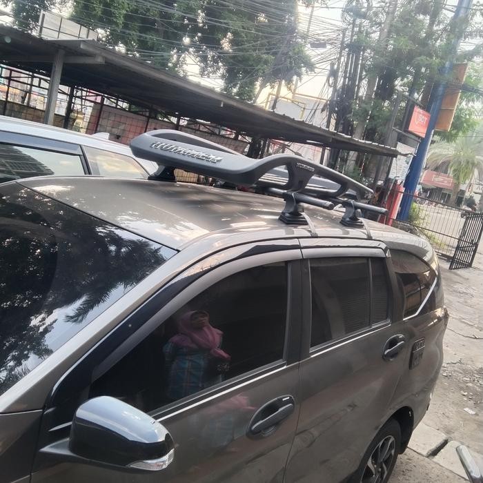 PREMIUM Roof Rack bagasi atas mobil Daihatsu sigra model Hummer + cross bar