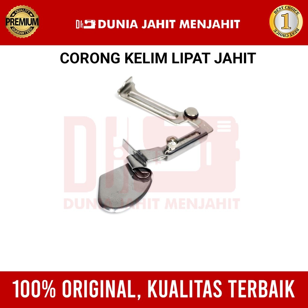 100% Ori Corong Kelim Lipat Jahit Kerudung Berbagai Ukuran