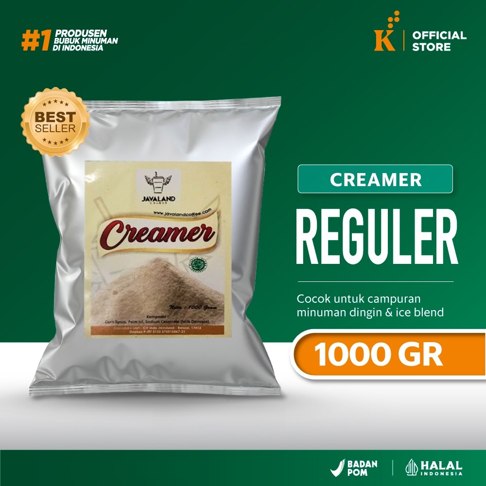 

Topping Bubuk Creamer REGULER/Original Javaland 1 kg
