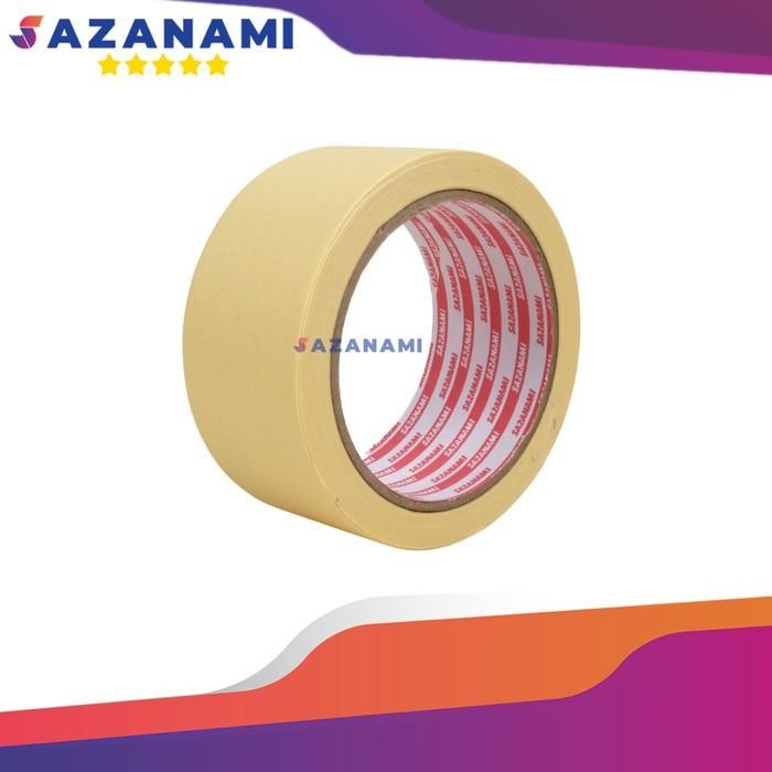 

Neosign - Lakban Kertas Masking Tape 2" 48Mm X 27M Sazanami Tape Isolasi Kertas