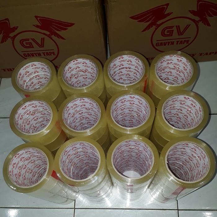 

Neosign - Gojek Grab Lakban Bening Putih Tebal 2Inchx80Yard / 45Mmx80Yard