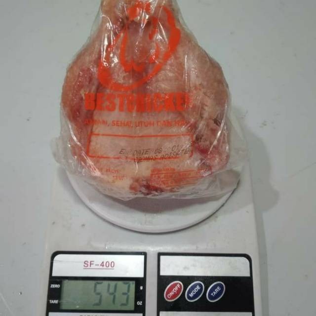 

Ayam Broiler Karkas Frozen 0.5 - 0.6 / 0,5 - 0,6/ 5 ons - 6 ons / 500 gram - 600 gram / 05 - 06