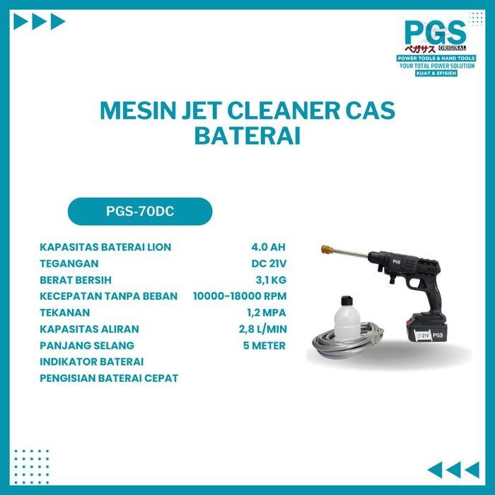 Cordless Jet Cleaner Pgs-70Dc Viral Fyp
