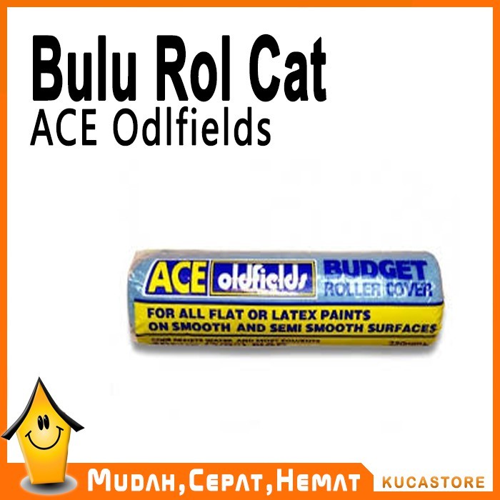 Bulu Rol Kuas Cat Ace Besar