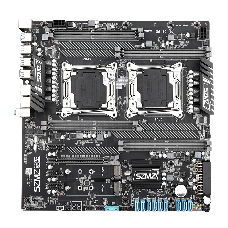 X99 Dual Z8 Motherboard Set  With Intel Xeon E5 2683 V4 Dual CPU 8* 32GB 2133MHz DDR4 ECC REG RAM Se