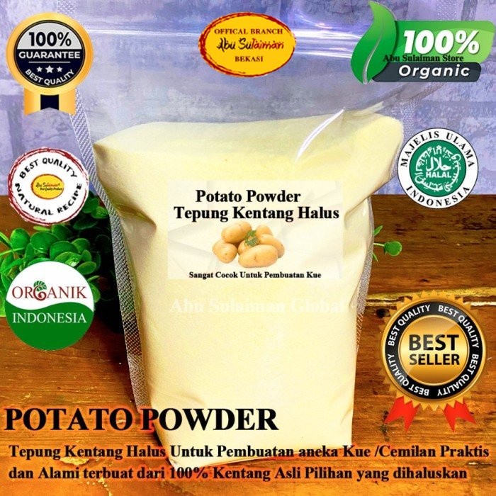 

Potato Flakes Halus 1 Kg Grade A / Organic Original Potato Powder 1 kg /Mashed Long Potato Tepung