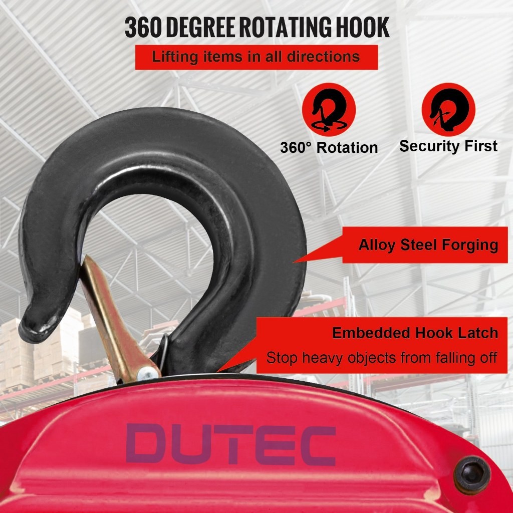 Chain Block / Takel / Katrol 2 Ton x 10 Meter Dutec