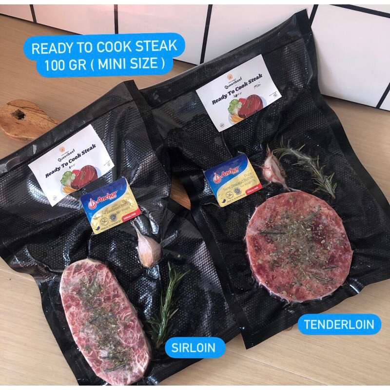 

100 gr Australian Steak Siap Masak HALAL Steak meltique Marinasi Daging Sapi Meltic Ready to cook