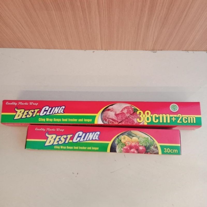 Best Cling Plastik Wrapping Best Cling Berbagai Ukuran 30,40,45 Cm (10 Meter)